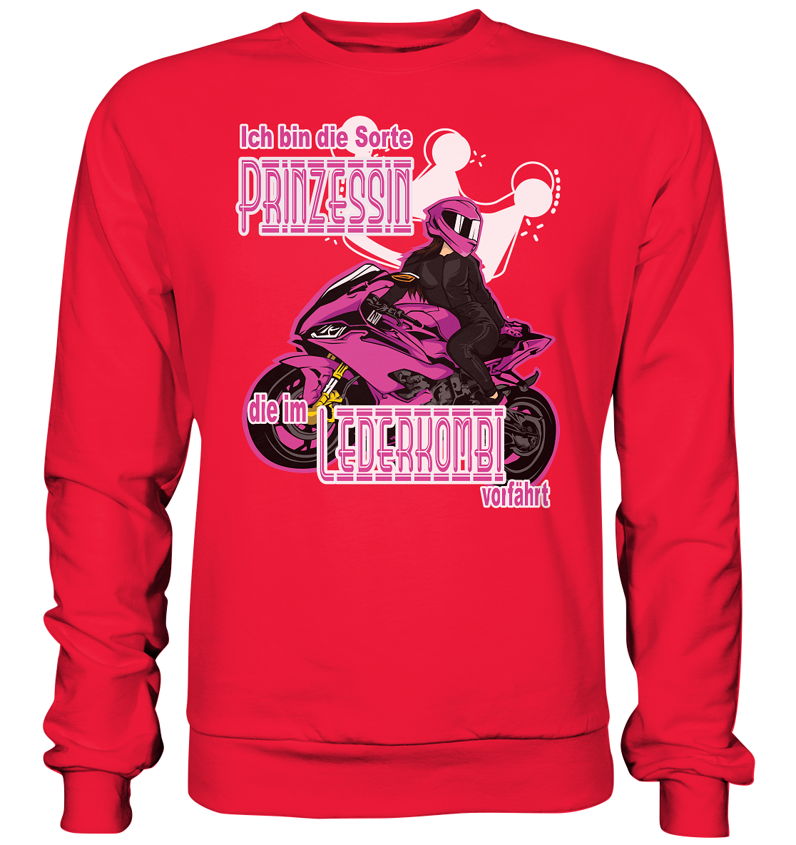 Frauenpower - Prinzessin mit Helm - Premium Sweatshirt