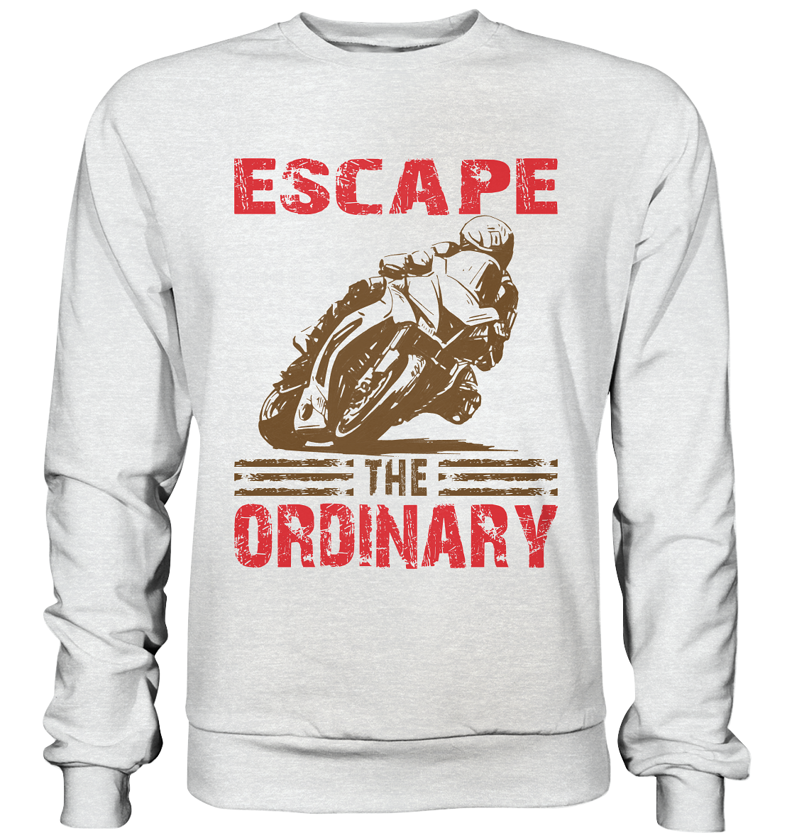 Motorrad Sportmotorrad entflieh dem gewöhnlichen - Premium Sweatshirt