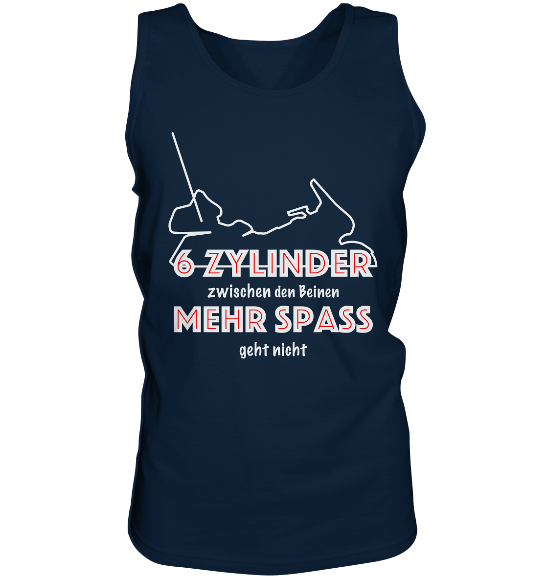Goldwinger Spruch - 6 Zylinder - Herrn Tank-Top