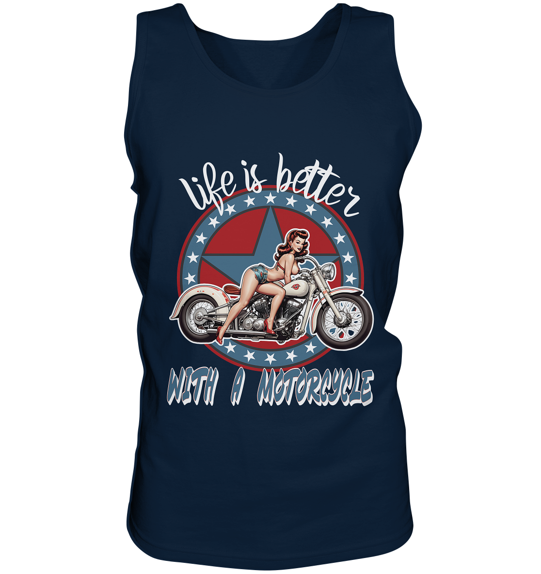 life is better with a motorcycle - Motorrad 50er Jahre Kopie Kopie Kopie Kopie - Tank-Top