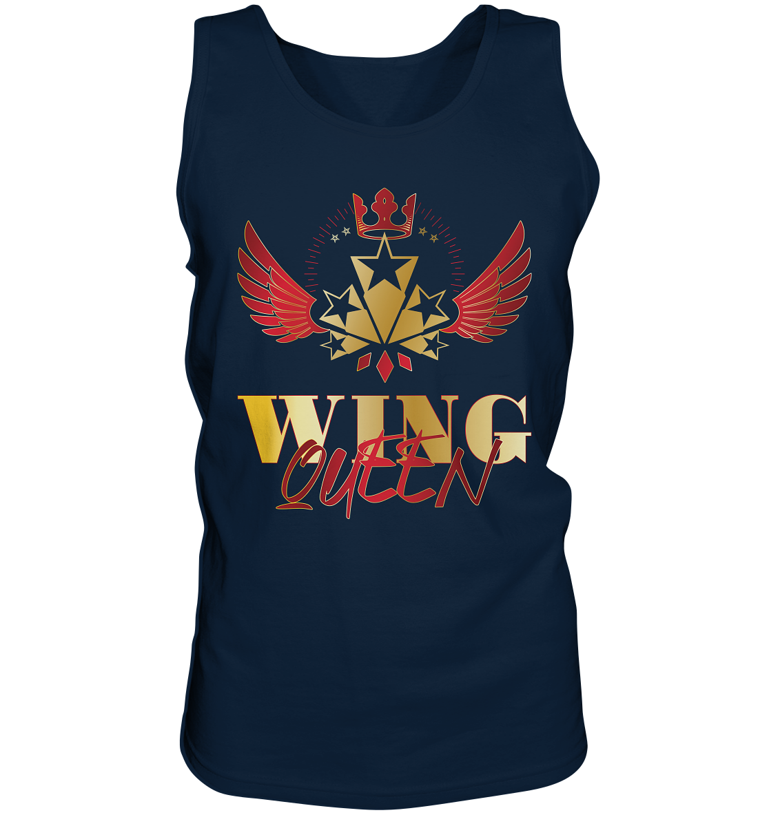 Goldwing - Wing Queen rot/gold - Herrn Tank-Top