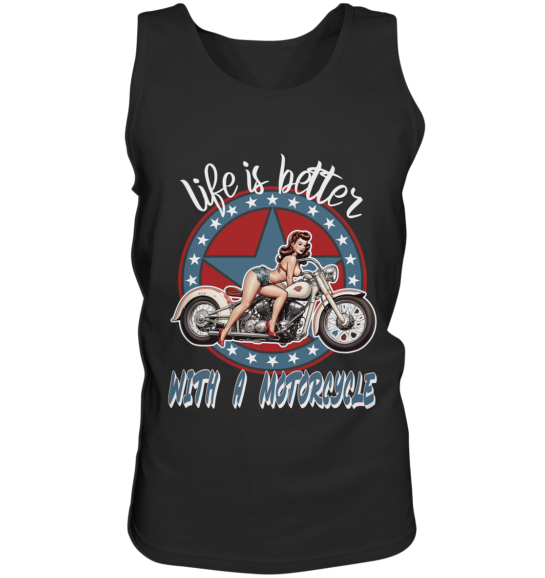 life is better with a motorcycle - Motorrad 50er Jahre Kopie Kopie Kopie Kopie - Tank-Top