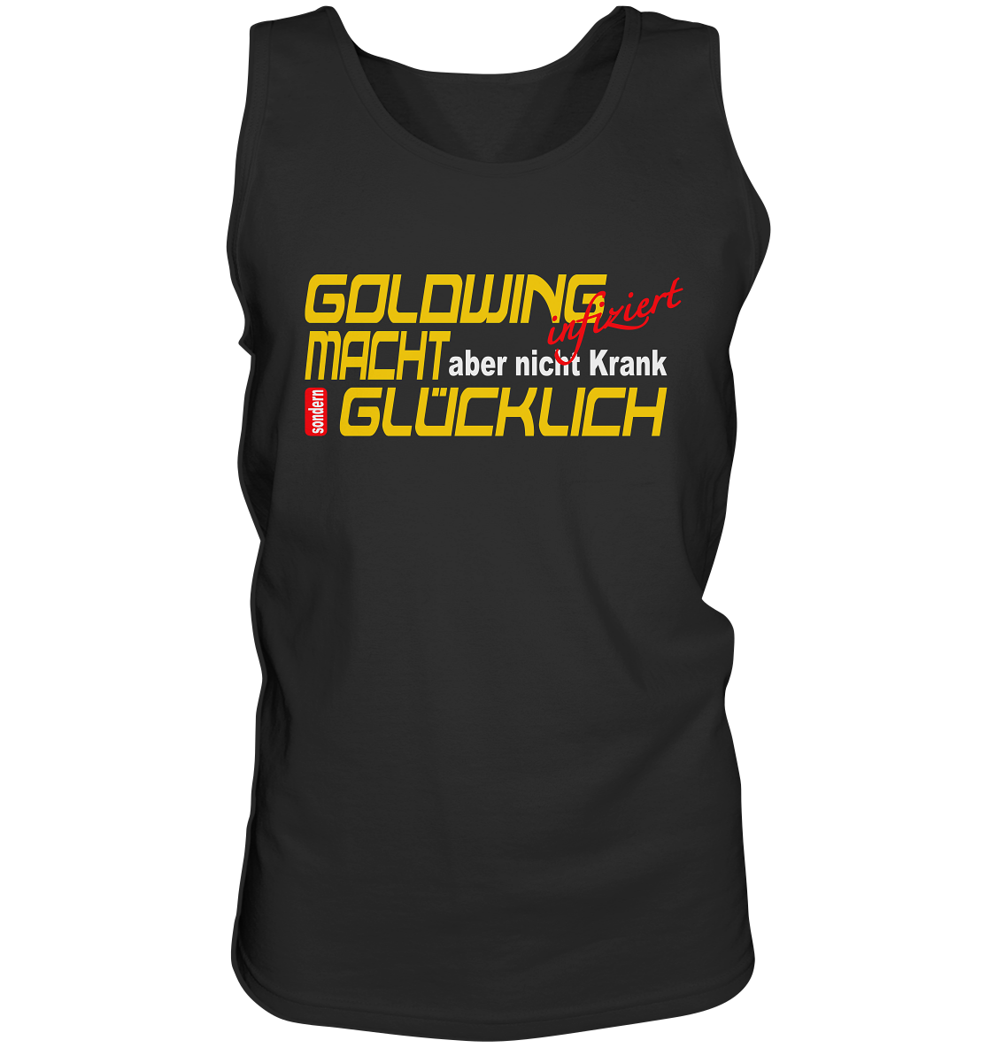 Goldwing macht Glücklich - Herrn Tank-Top