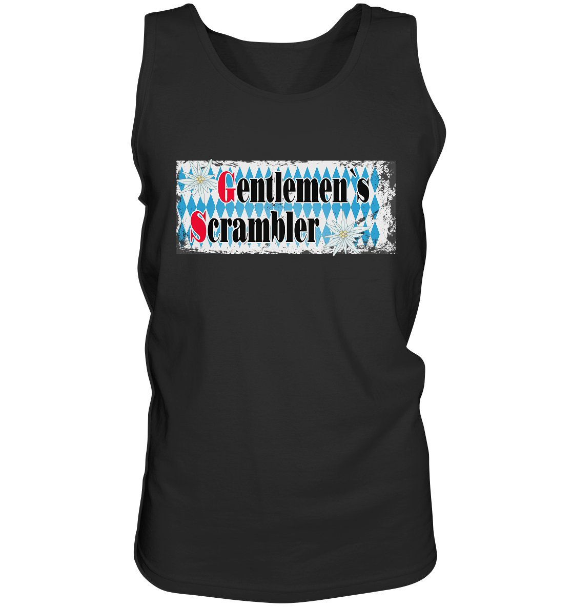 Gentlemen`s Scrambler - GS Adventure Bike - Herrn Tank-Top