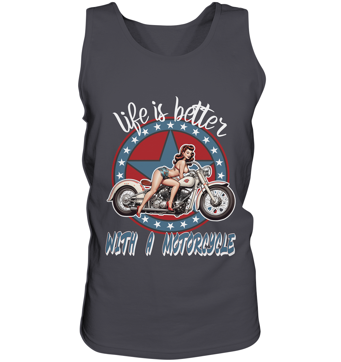 life is better with a motorcycle - Motorrad 50er Jahre Kopie Kopie Kopie Kopie - Tank-Top