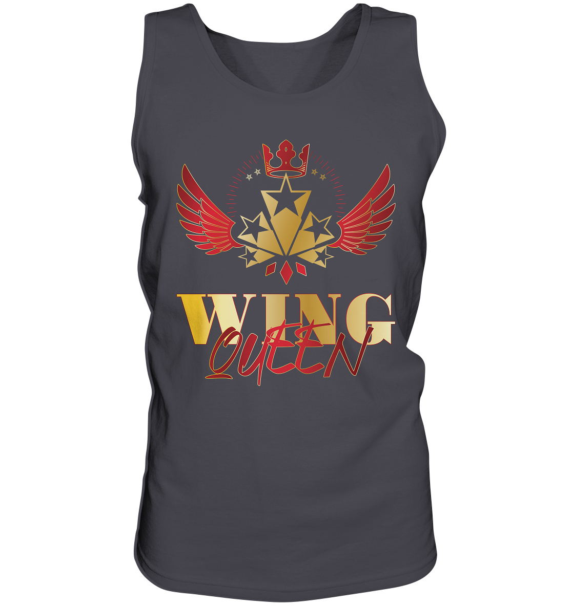 Goldwing - Wing Queen rot/gold - Herrn Tank-Top