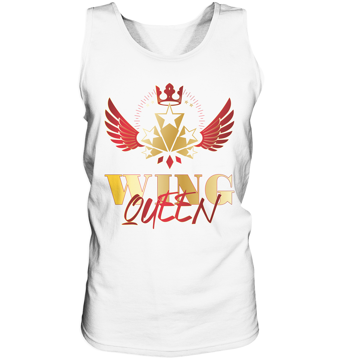 Goldwing - Wing Queen rot/gold - Herrn Tank-Top