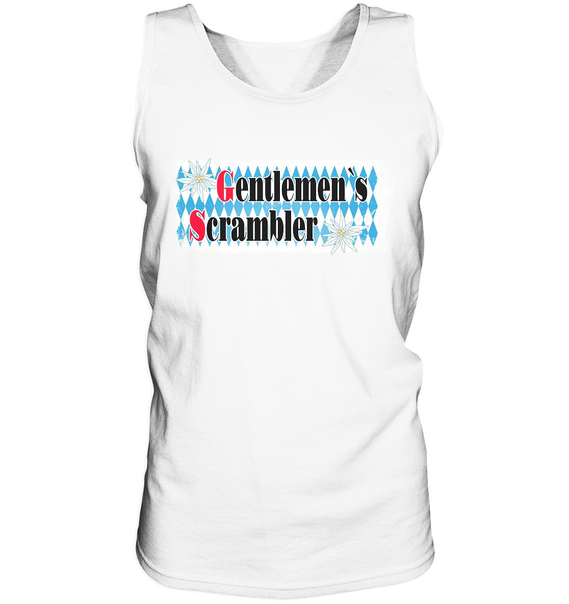 Gentlemen`s Scrambler - GS Adventure Bike - Herrn Tank-Top