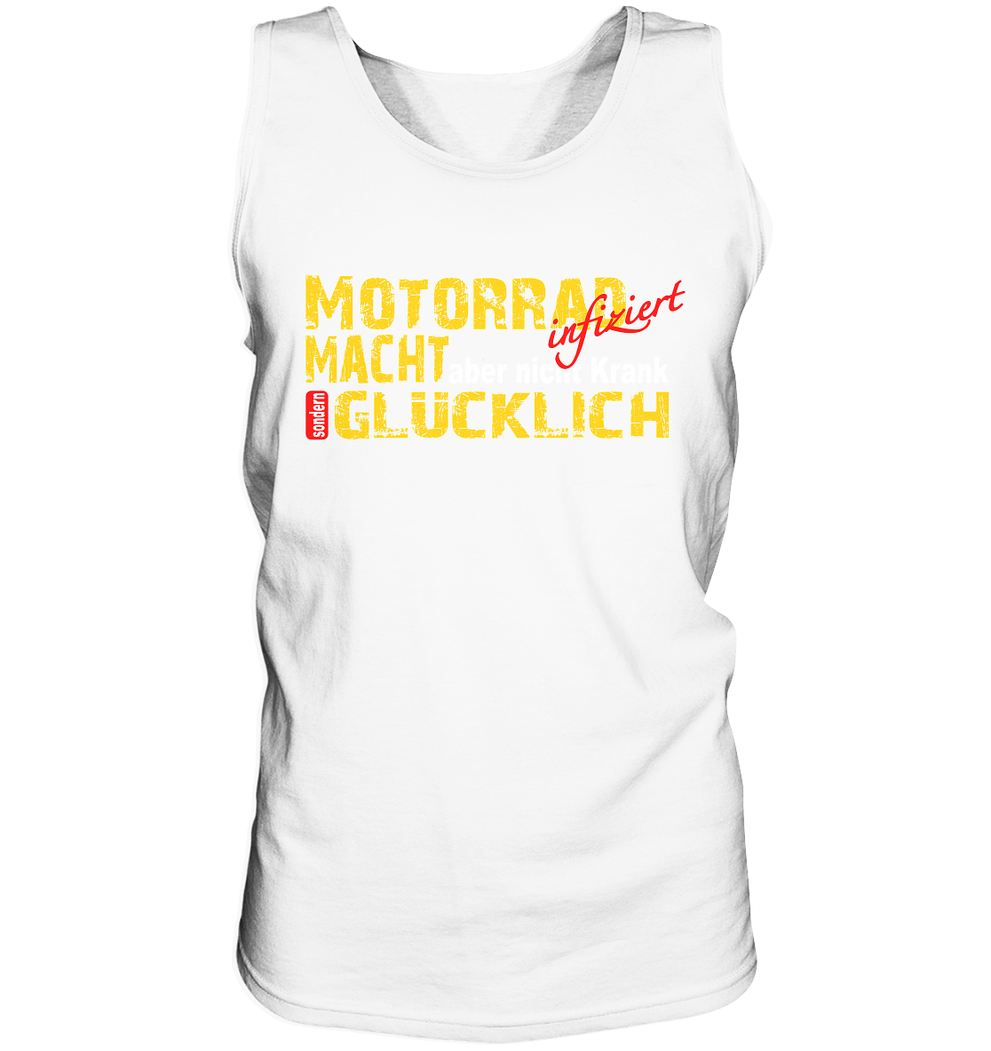 Motorrad macht Glücklich - Herrn Tank-Top