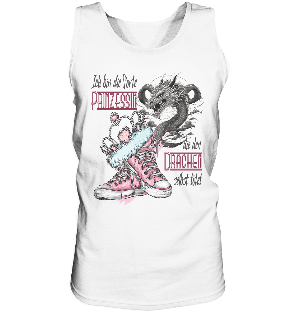 Prinzessin - die den Drachen selbst tötet - Herrn Tank-Top