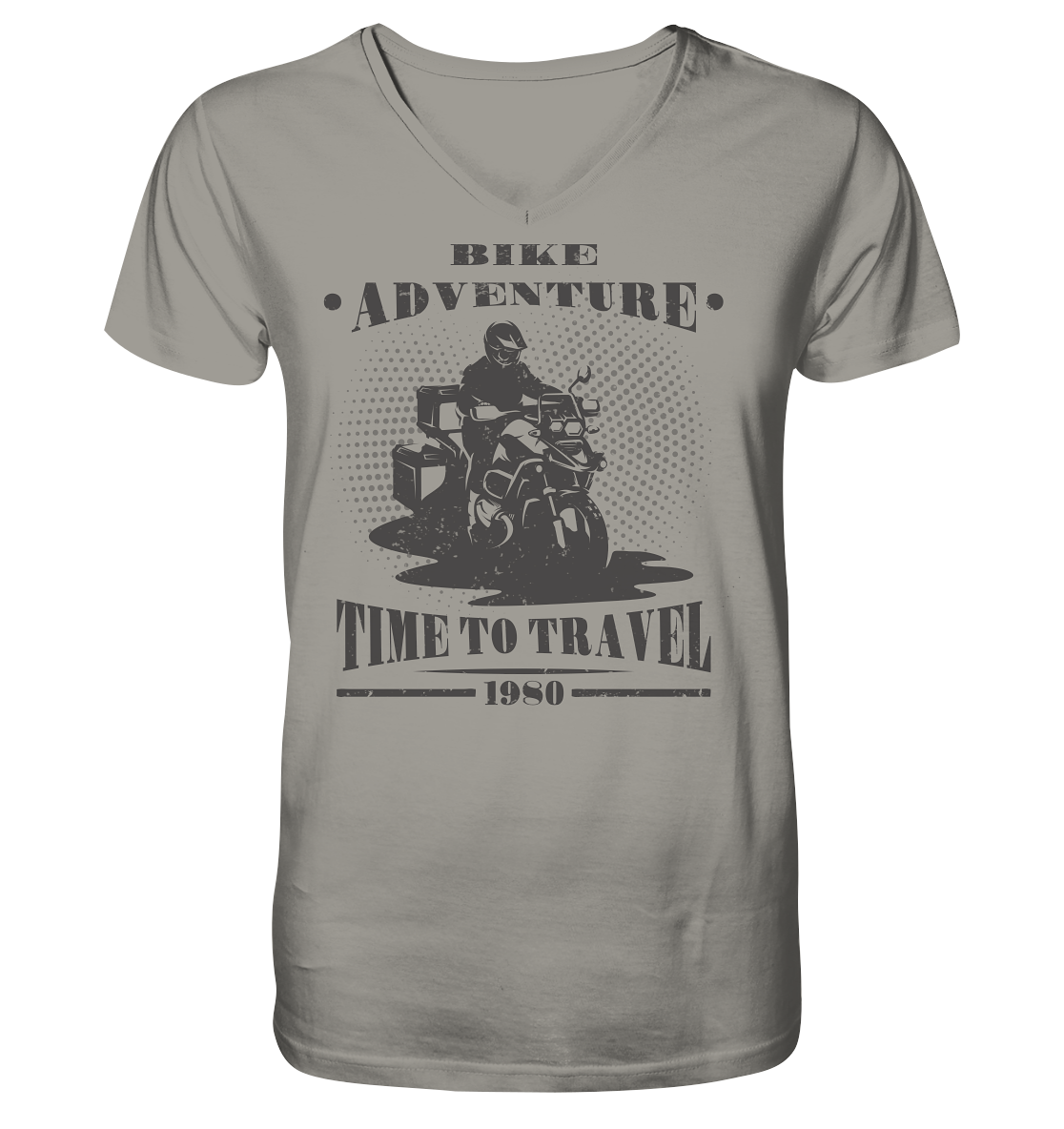 Adventure Bike 1980 - Herrn V-Neck Shirt