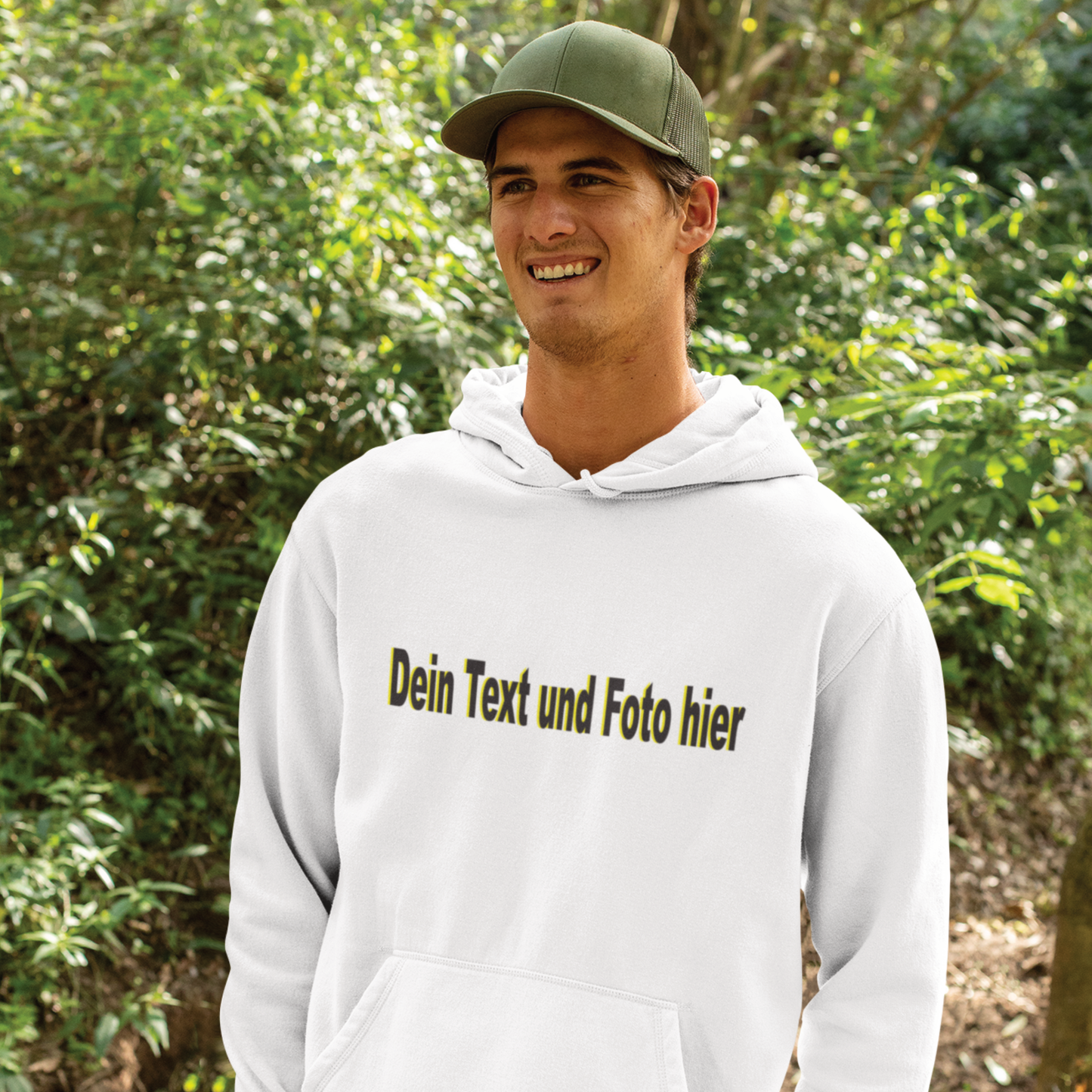 gestalte Dein Unisex Hoodie...