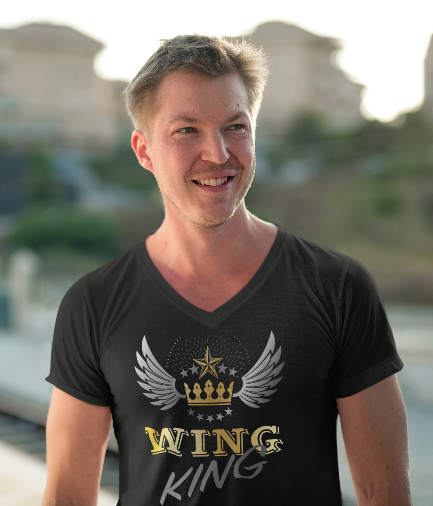 Herrn V-Neck Shirt