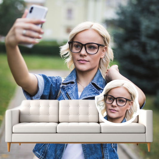 personalisiertes Selfiekissen