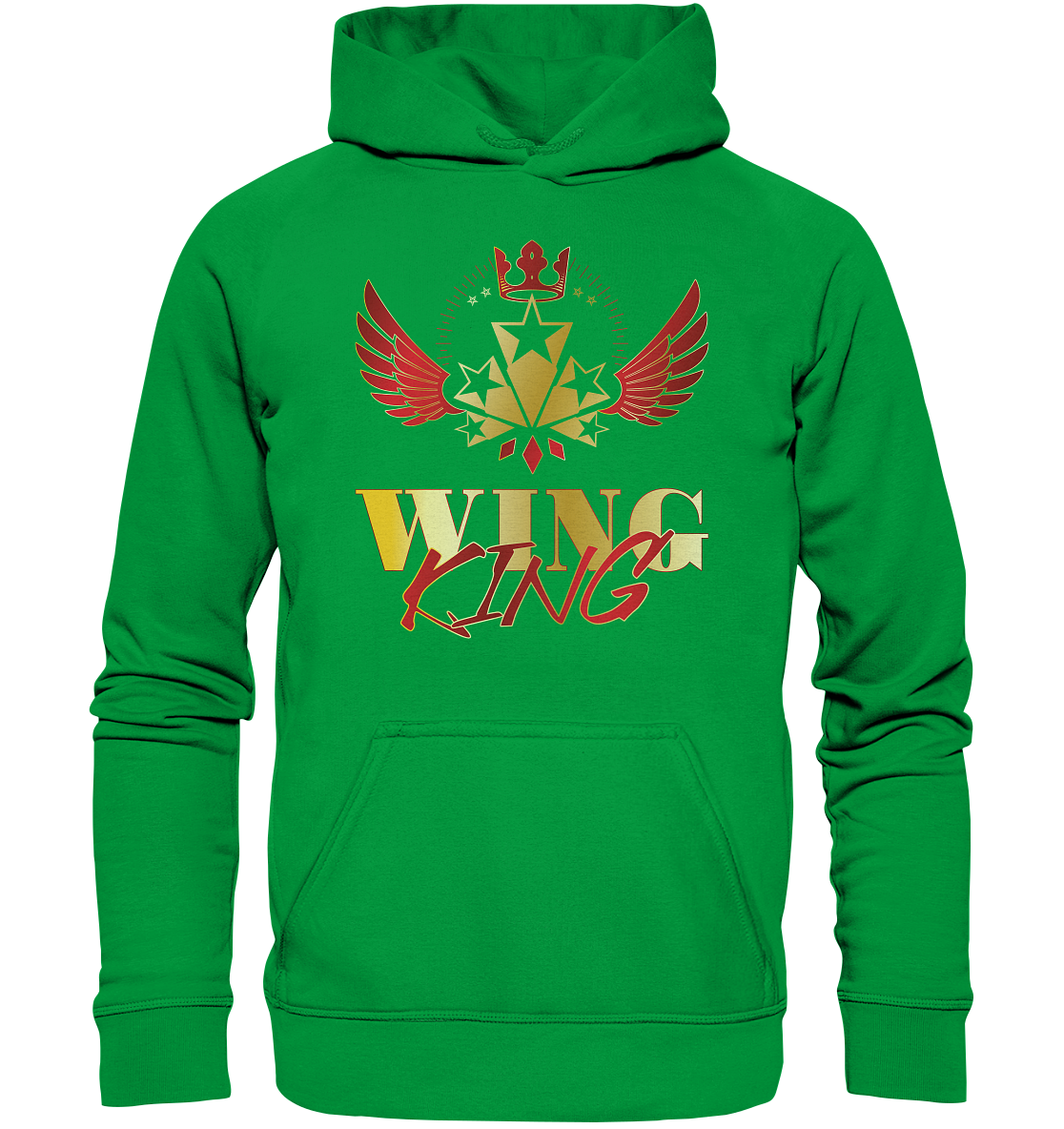 Goldwing - Wing King rot/gold - Basic Unisex Hoodie