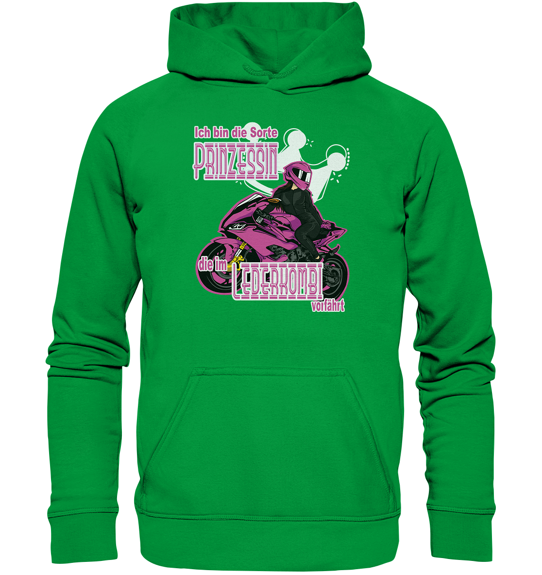 Frauenpower - Prinzessin mit Helm  - Basic Unisex Hoodie