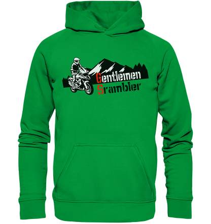 Gentlemen Scrambler - Abenteuer Biker - Basic Unisex Hoodie