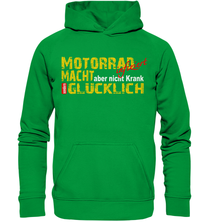 Motorrad macht Glücklich  - Basic Unisex Hoodie
