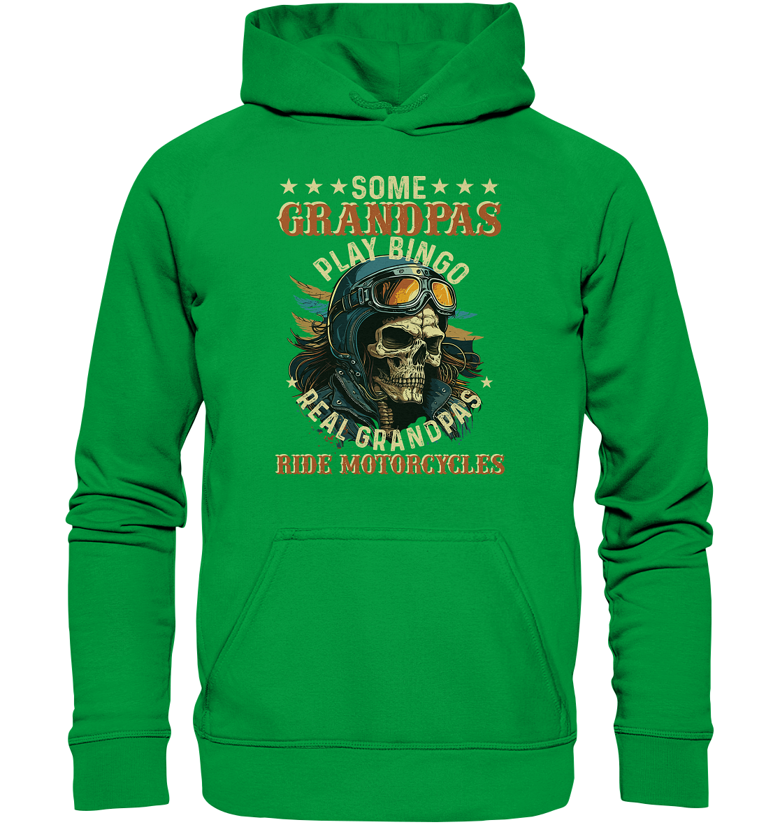 Echte Opas fahren Motorrad - Basic Unisex Hoodie
