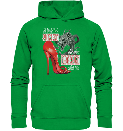 Prinzessin - die den Drachen tötet High Heel - Basic Unisex Hoodie