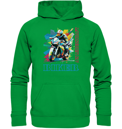 Biker aus Leidenschaft - Abstrakt  - Basic Unisex Hoodie