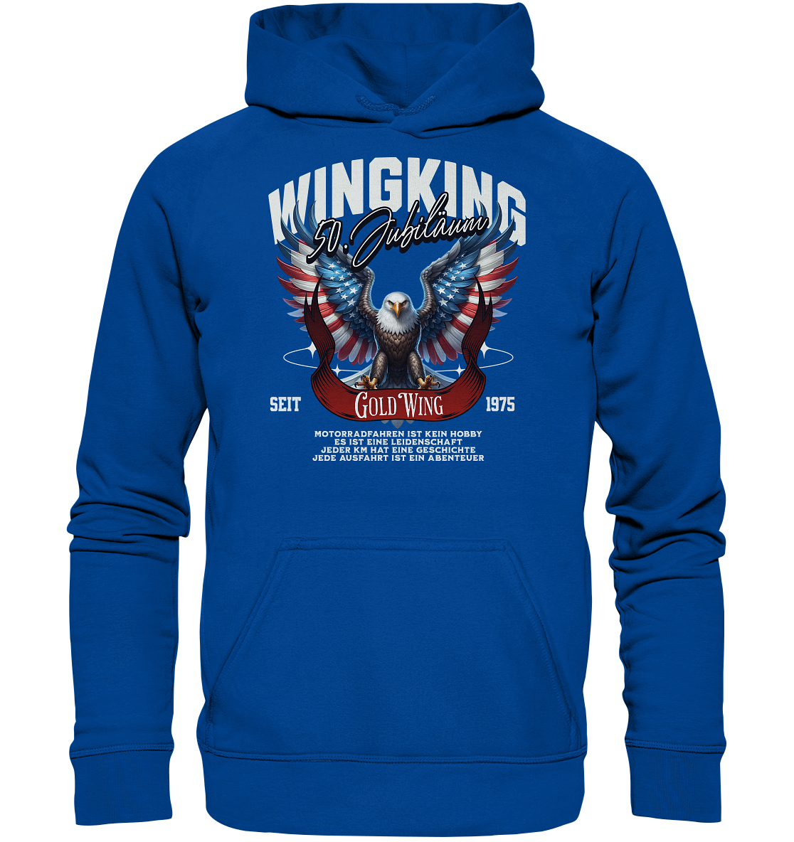 Goldwing Wing King 50 Jubiläum 1975 - Basic Unisex Hoodie