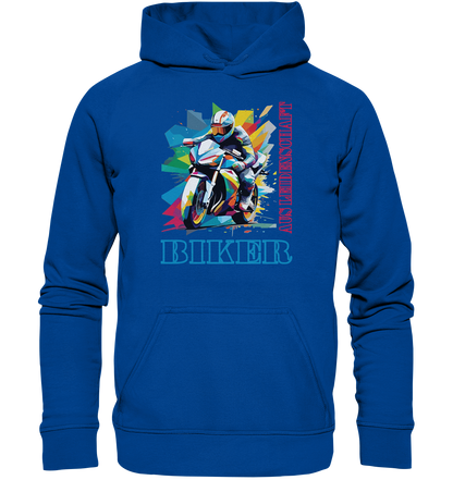 Biker aus Leidenschaft - Abstrakt  - Basic Unisex Hoodie