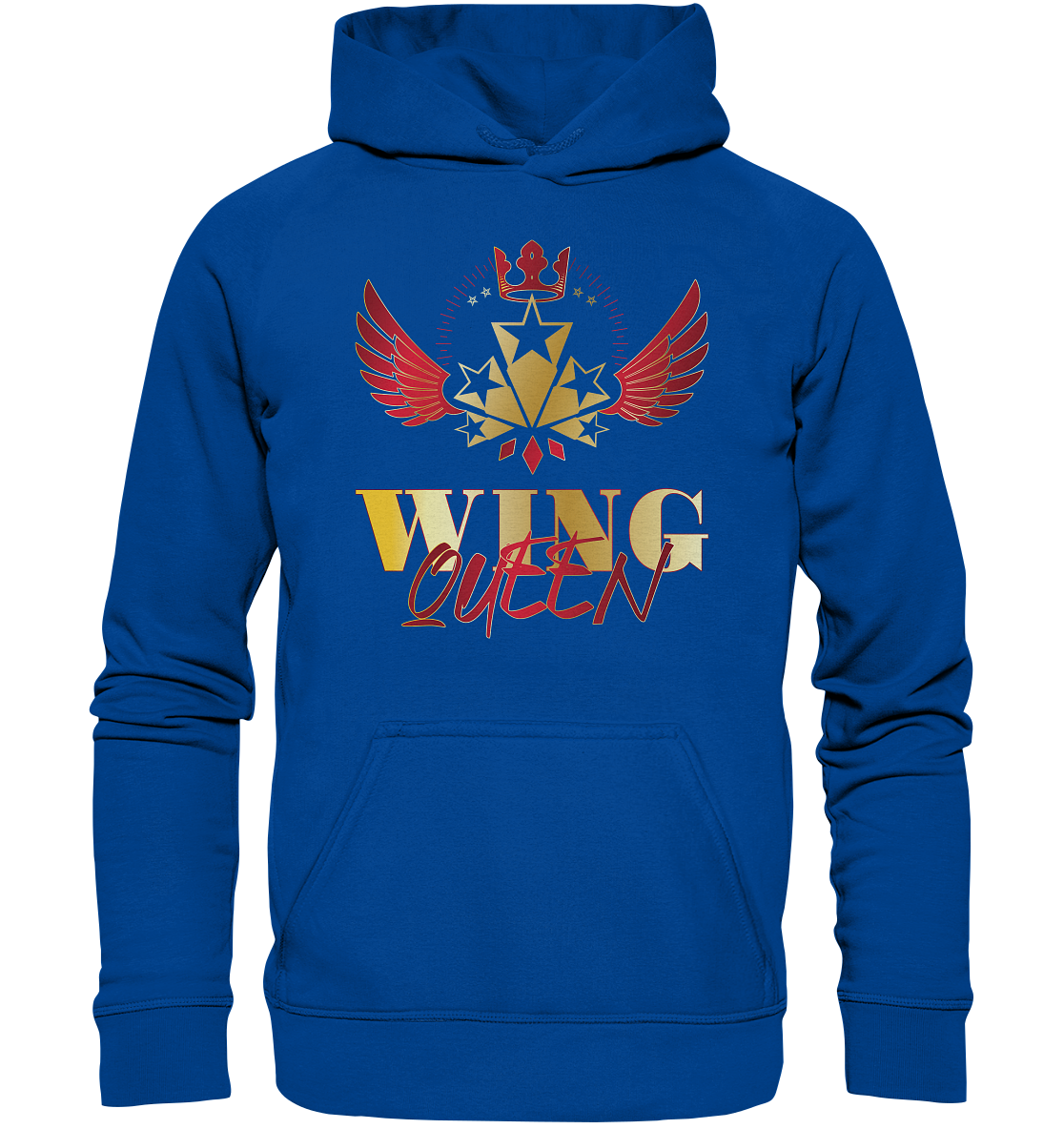 Goldwing - Wing Queen rot/gold - Basic Unisex Hoodie