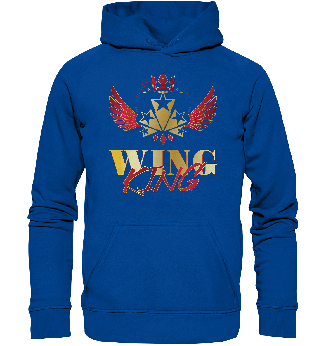 Goldwing - Wing King rot/gold - Basic Unisex Hoodie
