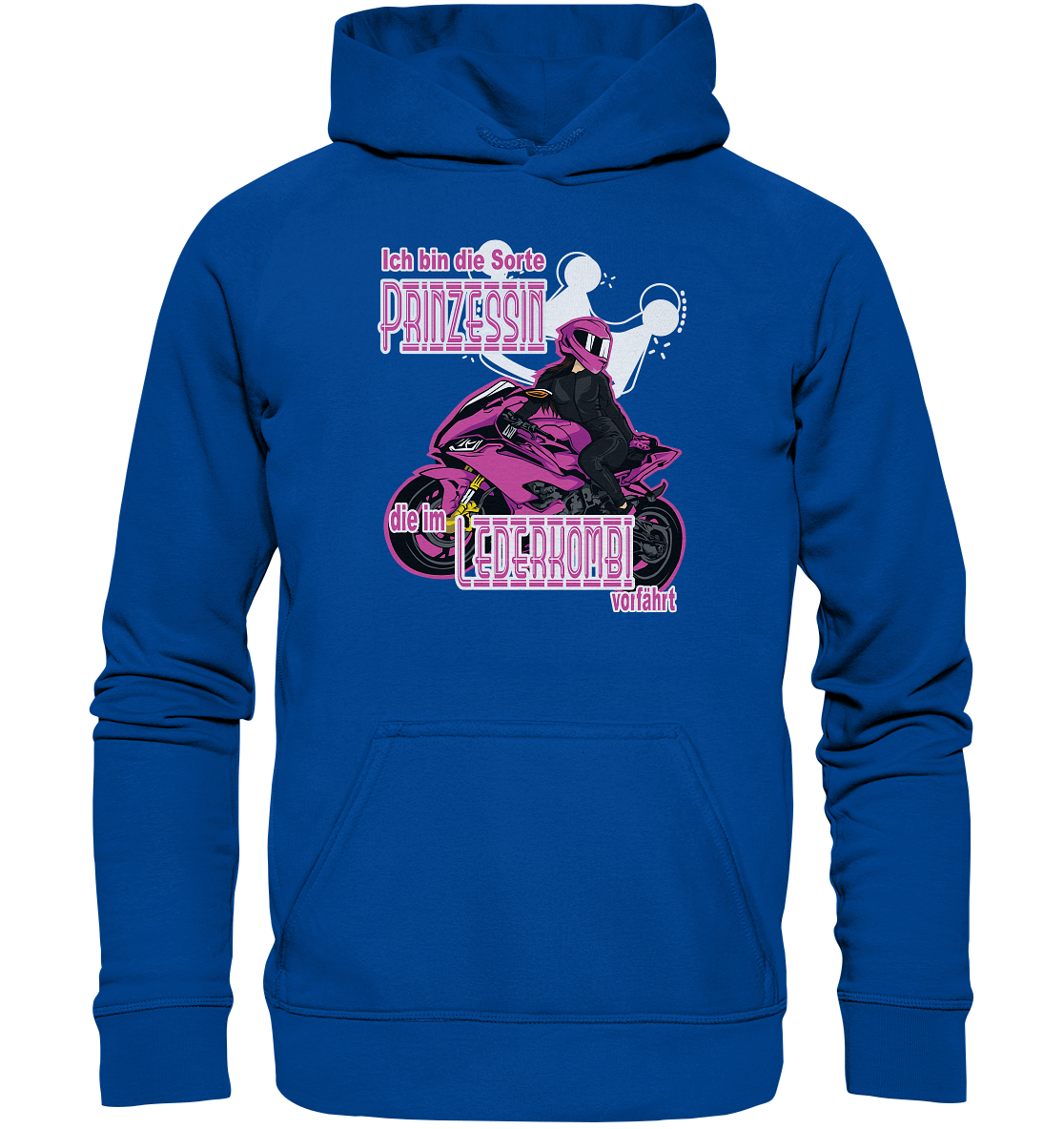 Frauenpower - Prinzessin mit Helm  - Basic Unisex Hoodie