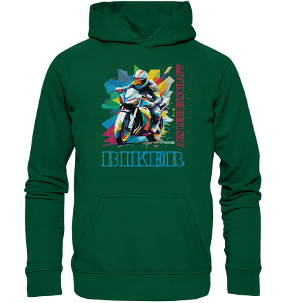 Biker aus Leidenschaft - Abstrakt  - Basic Unisex Hoodie