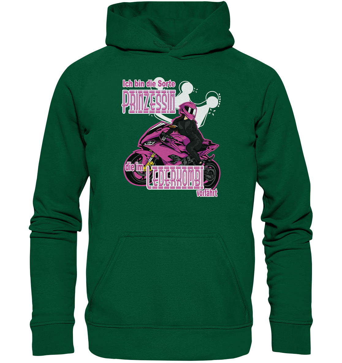 Frauenpower - Prinzessin mit Helm  - Basic Unisex Hoodie