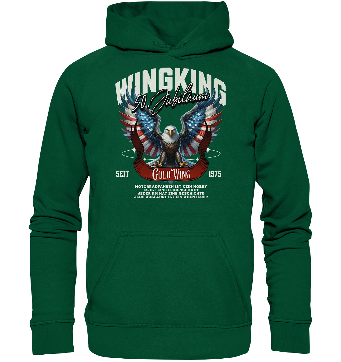 Goldwing Wing King 50 Jubiläum 1975 - Basic Unisex Hoodie