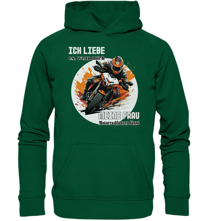 Ich liebe meine Frau - lustiger Biker Spruch  - Basic Unisex Hoodie