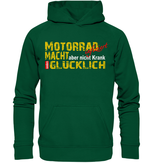 Motorrad macht Glücklich  - Basic Unisex Hoodie