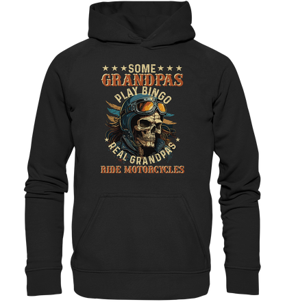 Echte Opas fahren Motorrad - Basic Unisex Hoodie