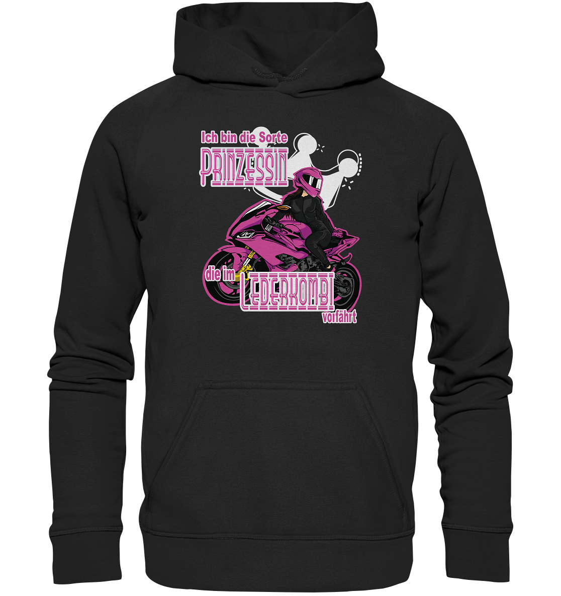 Frauenpower - Prinzessin mit Helm  - Basic Unisex Hoodie