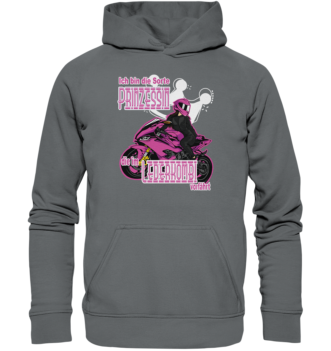 Frauenpower - Prinzessin mit Helm  - Basic Unisex Hoodie