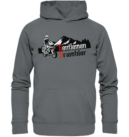 Gentlemen Scrambler - Abenteuer Biker - Basic Unisex Hoodie