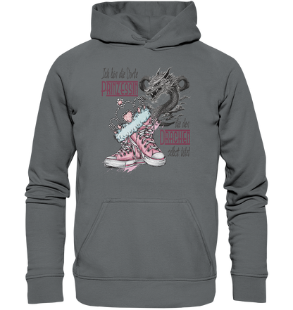 Prinzessin - die den Drachen selbst tötet - Basic Unisex Hoodie