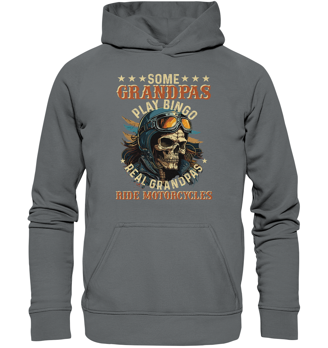 Echte Opas fahren Motorrad - Basic Unisex Hoodie