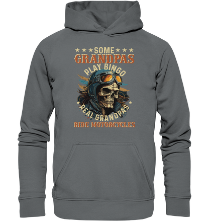 Echte Opas fahren Motorrad - Basic Unisex Hoodie