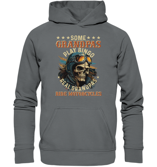 Echte Opas fahren Motorrad - Basic Unisex Hoodie