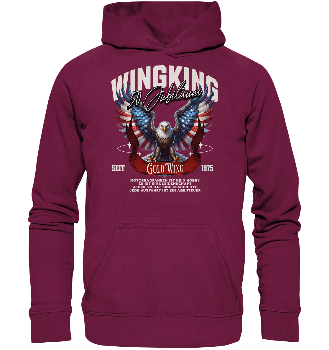 Goldwing Wing King 50 Jubiläum 1975 - Basic Unisex Hoodie