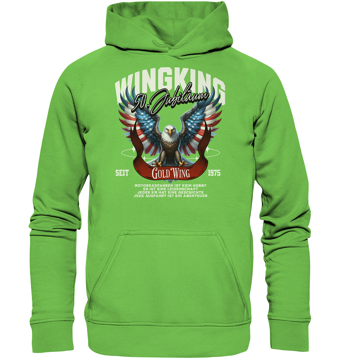 Goldwing Wing King 50 Jubiläum 1975 - Basic Unisex Hoodie