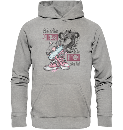 Prinzessin - die den Drachen selbst tötet - Basic Unisex Hoodie