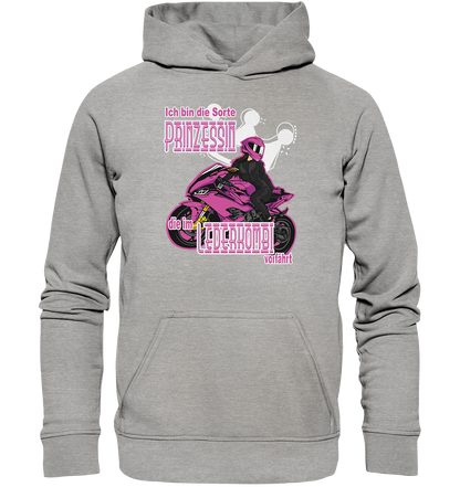 Frauenpower - Prinzessin mit Helm  - Basic Unisex Hoodie