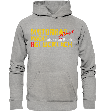 Motorrad macht Glücklich  - Basic Unisex Hoodie