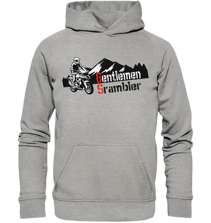 Gentlemen Scrambler - Abenteuer Biker - Basic Unisex Hoodie