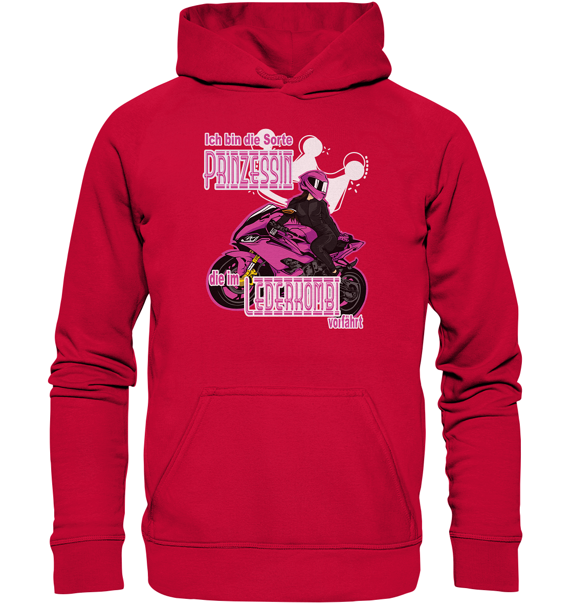 Frauenpower - Prinzessin mit Helm  - Basic Unisex Hoodie